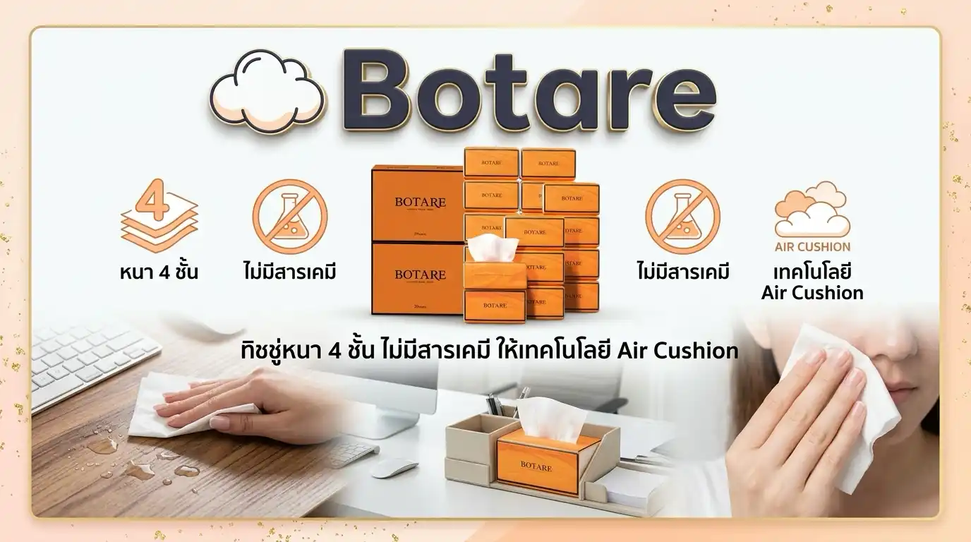 ทิชชู่หนา 4 ชั้น